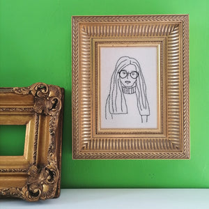 How To Frame Your Embroidered Art. A Step By Step Tutorial.