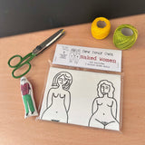 Bare Naked Women dolls Sew Your Own Doll Kit - Set Of 3