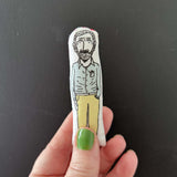 Jeremy Corbyn mini doll - Tinned Idol