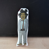 Jean-Michel Basquiat mini doll and keepsake tin