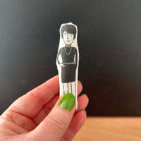 Bridget Riley - Tinned Idol mini doll