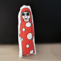 Yayoi Kusama- Tinned Idol mini doll