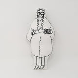 Iris Apfel Doll - Screen Printed Fabric Idol