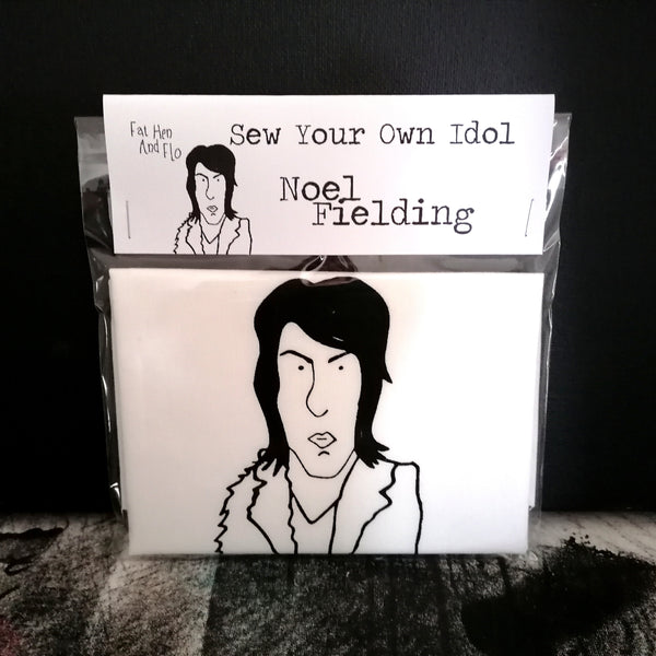 Craft kit to sew your own Noel Fielding fabric doll.