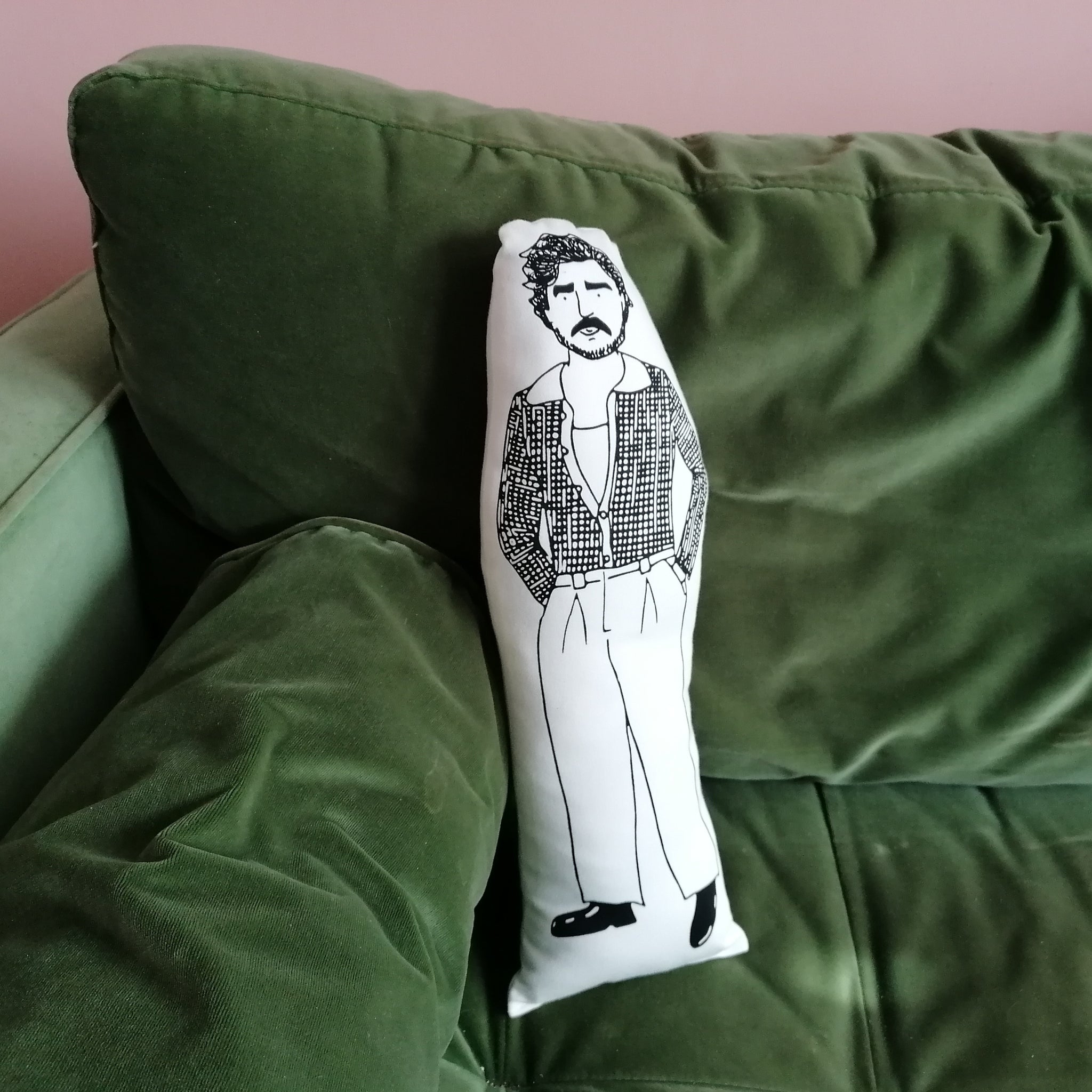 Pedro Pascal Cushion Doll – Fat Hen And Flo