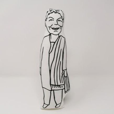 Judi Dench Doll - Screen Printed Fabric Idol